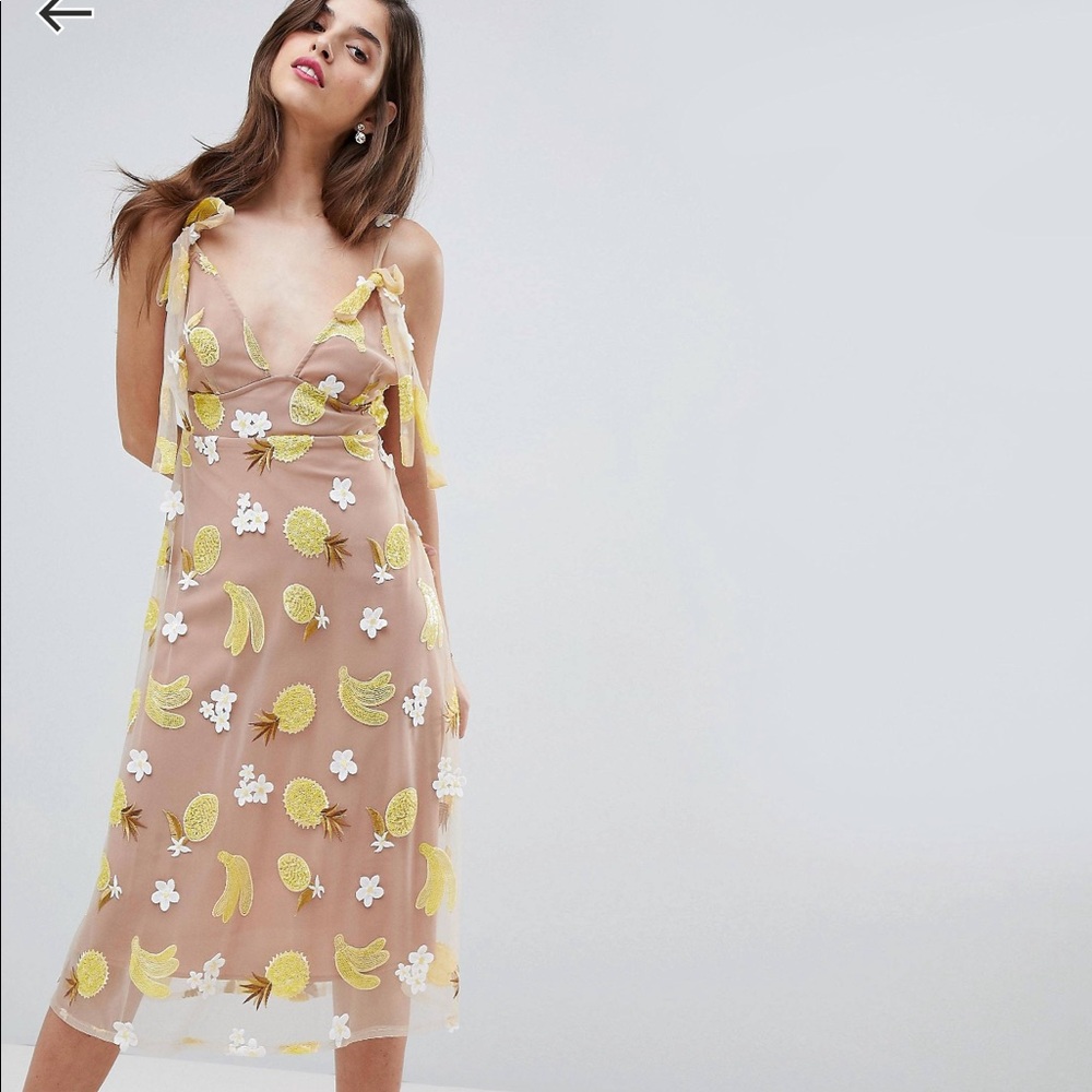 For Love and Lemons Fruitpunch Midi Dress